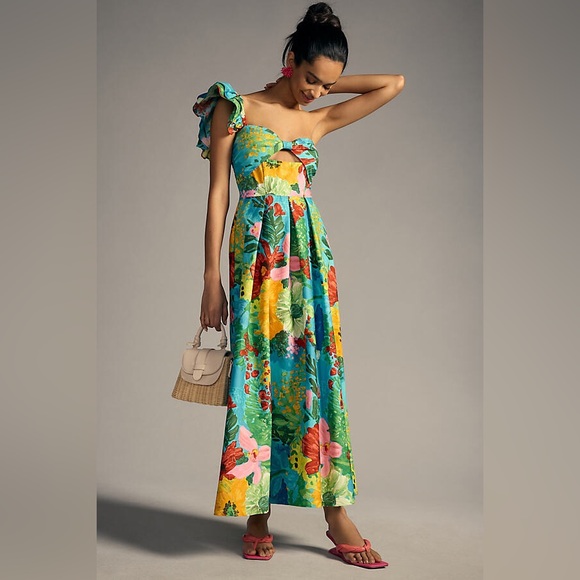 Eva Franco One-Shoulder Pleated Dress - Matisse - Picture 8 of 8